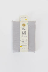 Fitted Cot Sheet | Grey Star, Space & Plain Grey