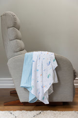 Cotton Stretch Baby Blanket | Ocean