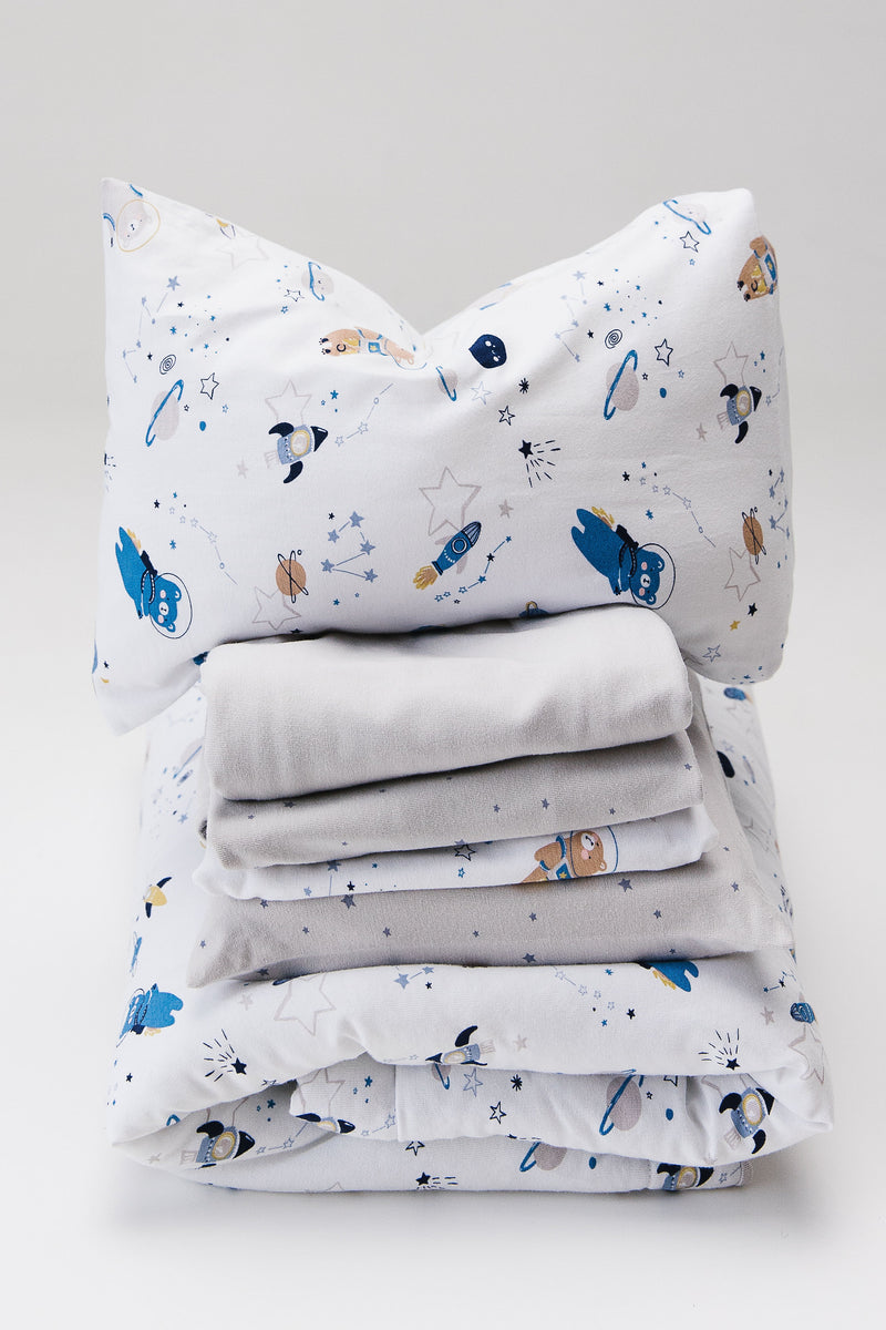 Cotton Stretch Pillowcase | Space