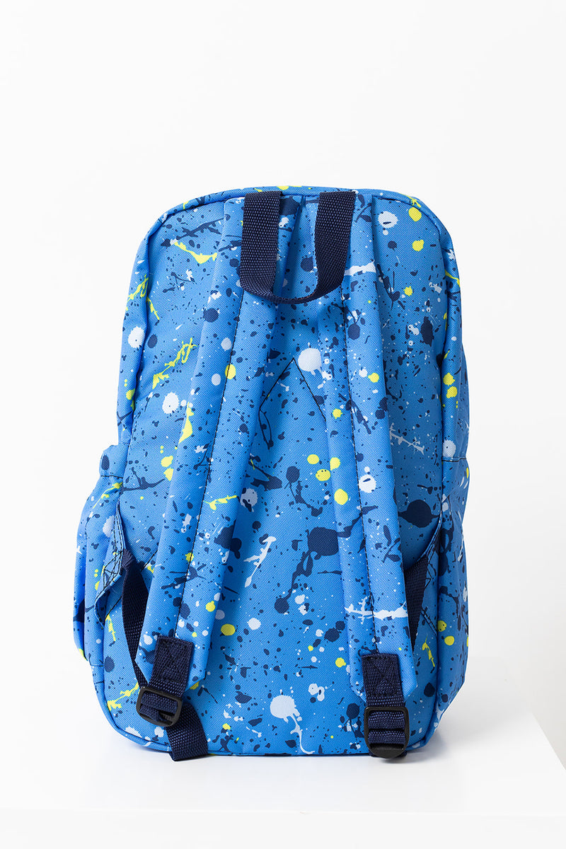 The Explorer Backpack | Blue Splatter