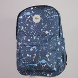 The Explorer Backpack | Navy Blue Paint Splatter